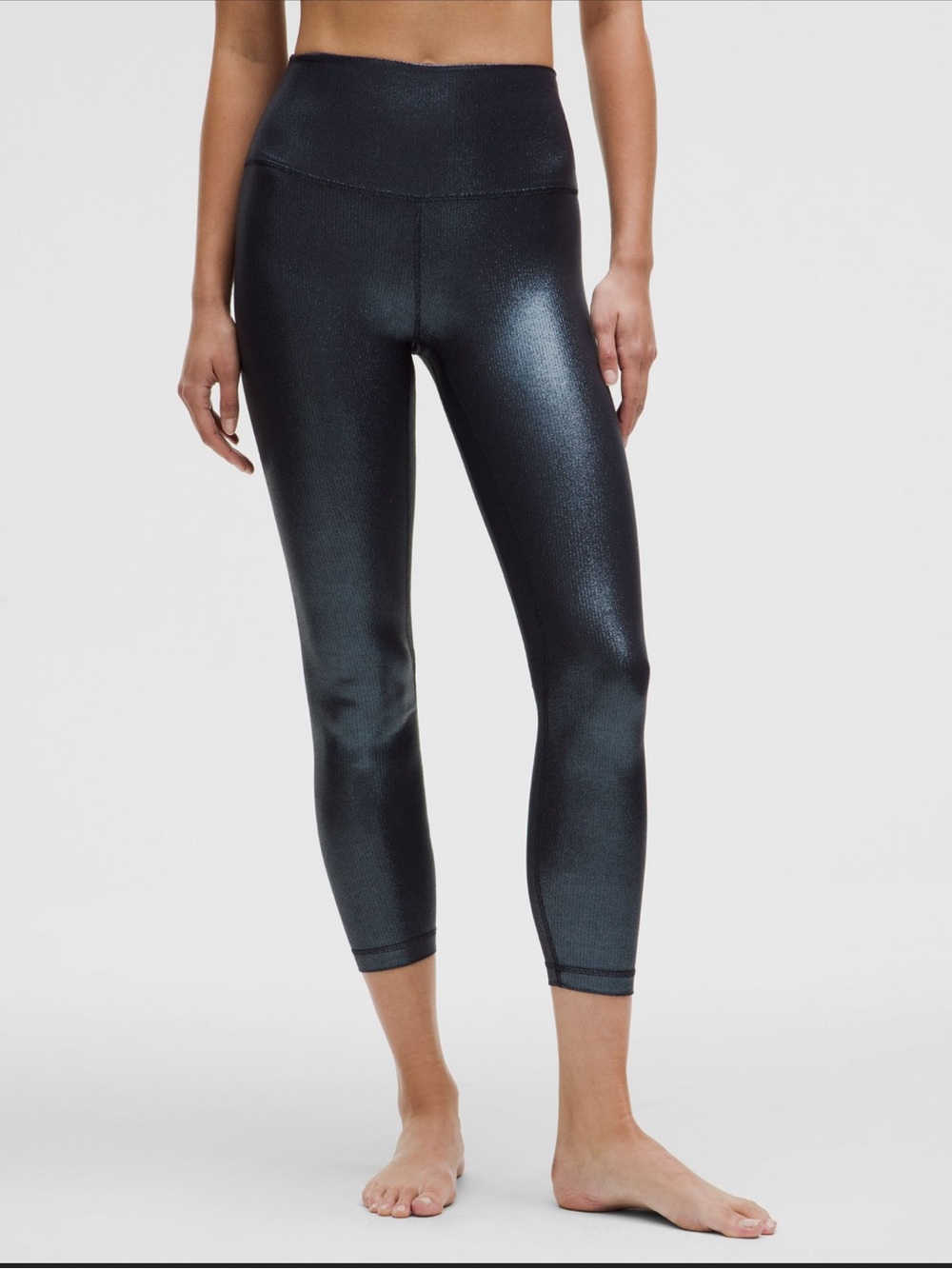 Lululemon Align HR NAVY Shimmer High-Waist Leggings 25” NWT RETSIL 118.00